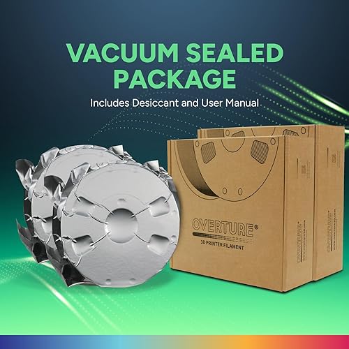 Vista 130 de OVERTURE - Filamento de TPU de alta velocidad 1/16 pulgadas, rollo flexible 95A, impresora 3D, precisión dimensional +/- 0.001 pulgada, se adapta a