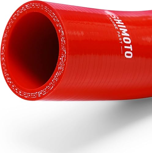 Miniatura 3 de Mishimoto MMHOSE-TUNV8-07RD - Kit de manguera de radiador de silicona para Toyota Tundra 2007-2016, color rojo