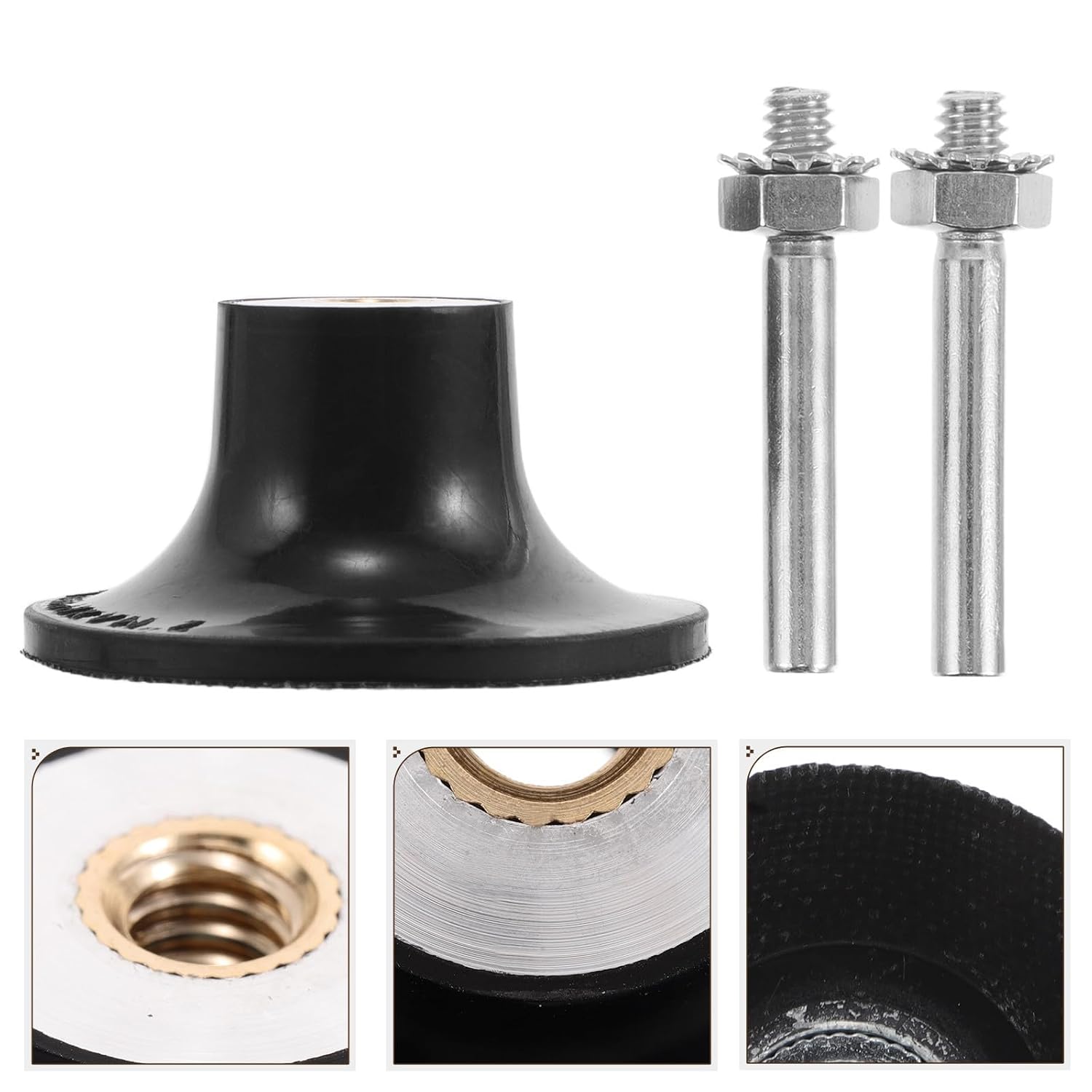 Wool Polishing Disc Holder 1/4in Thread for Machines