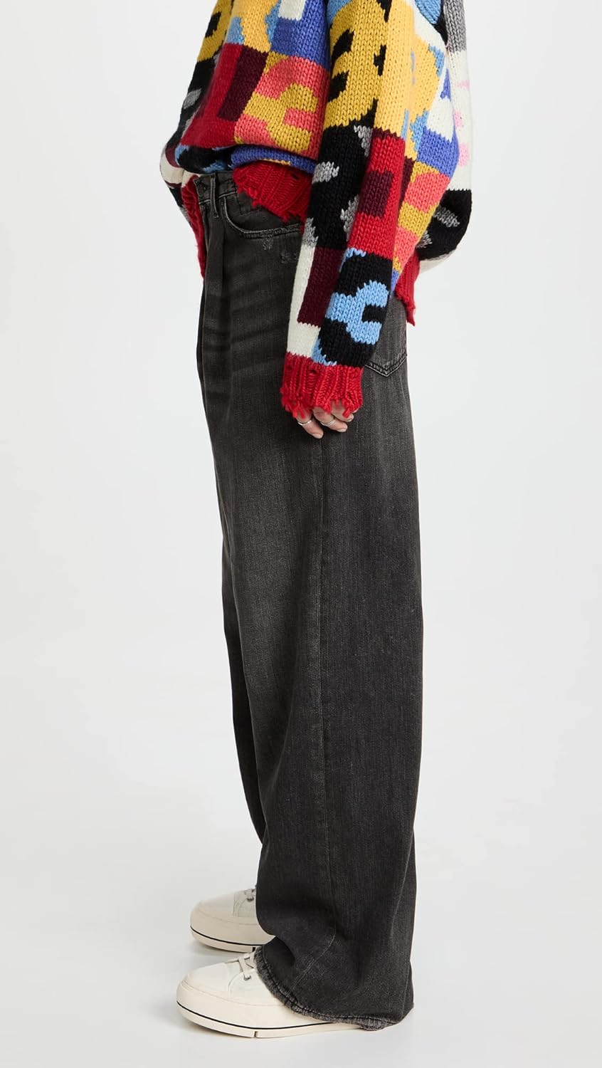 R13 Women's Damon Pleated Wide Leg