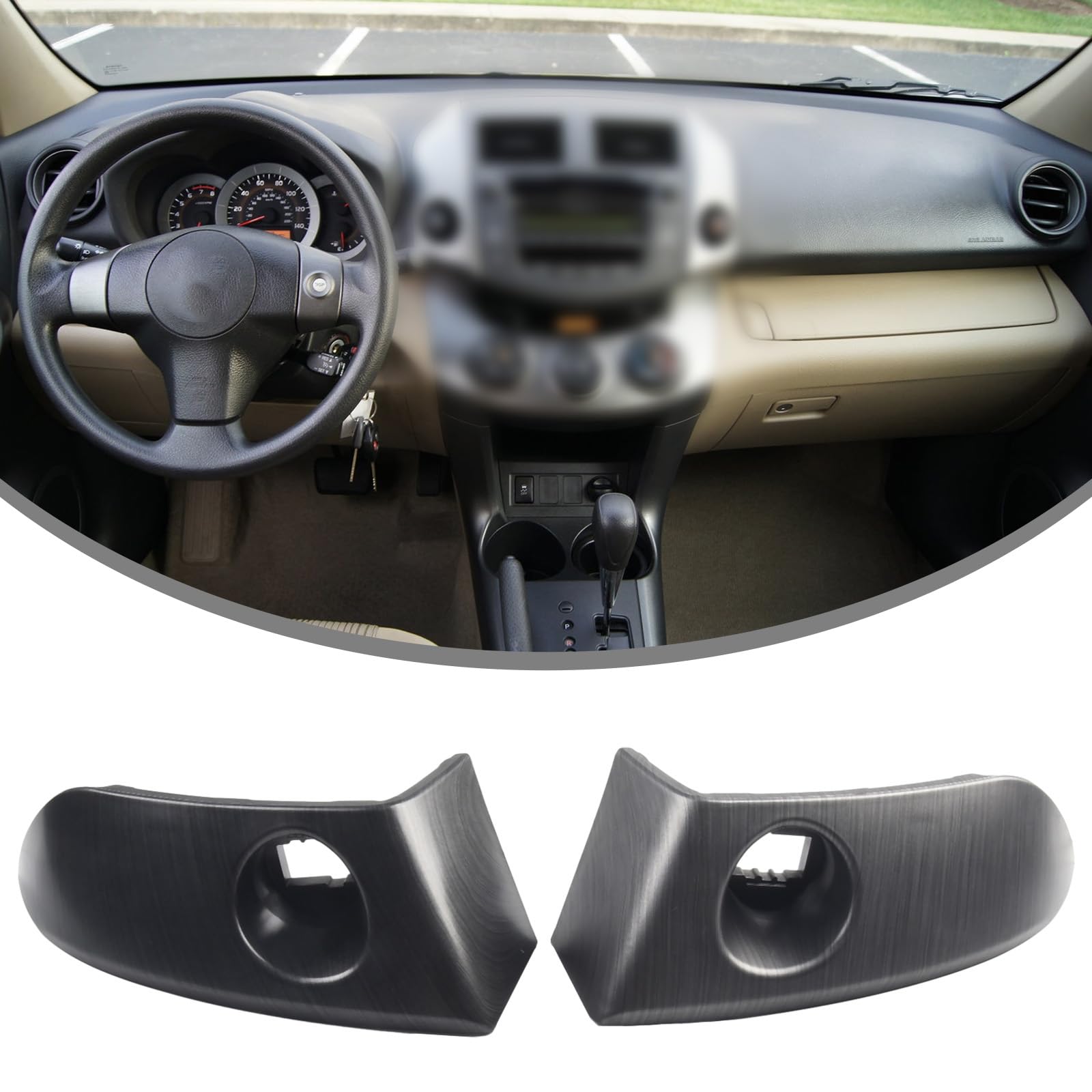 Pannello centrale di ricambio per cruscotto auto, per To*yota per Rav4 2006-2012