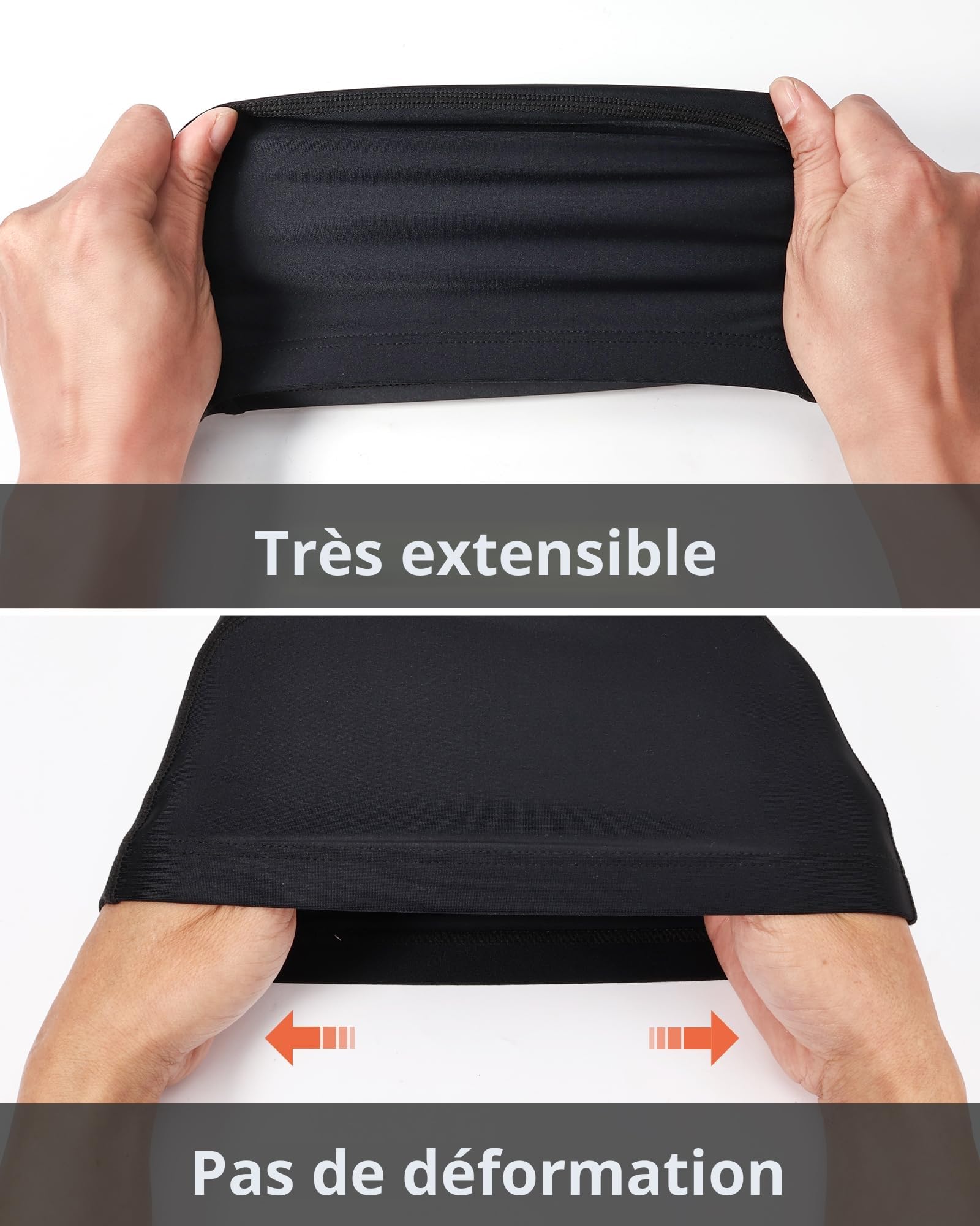 Bonnet de Bain Homme et Femme Haute Élasticité Confortable et Durable