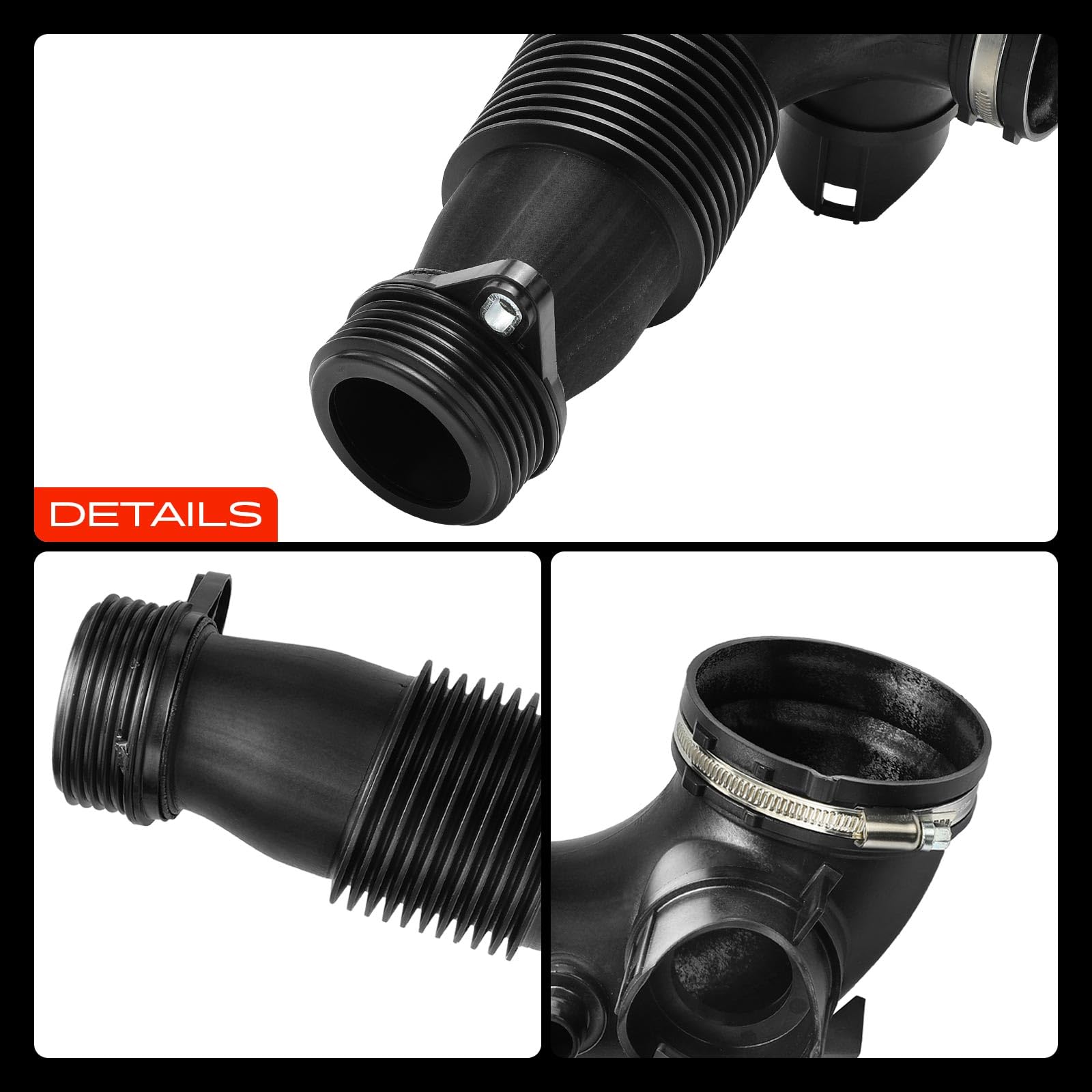 Frankberg Tubo de aspiración de aire para automóviles Con junta Compatible con Serie 1 F20 125i Serie 3 F30 F80 320-328 4 Coupé F32 F82 420 Serie 5 F10 520i 528i Replace# 13717605638