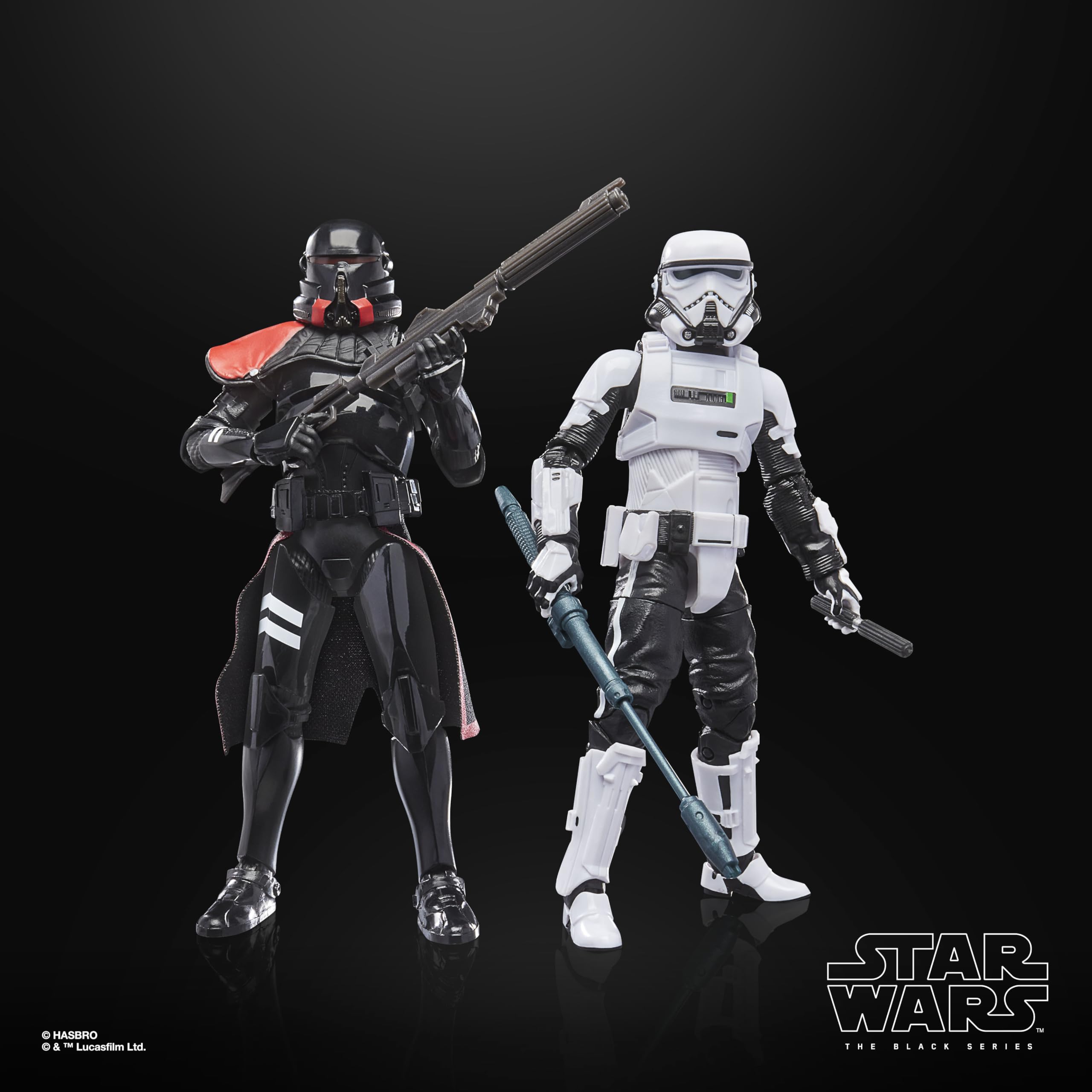 Star Wars The Black Series Gaming Greats Purge Trooper & Patrol Trooper, Star Wars Jedi: Survivor - Figura de acción coleccionable premium, paquete de 2 unidades de 15 cm