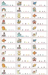 Etiquetas de nome para crianças, roupas e itens, etiquetas autoadesivas, etiquetas personalizadas à prova d'água, perfeitas para roupas, creches e materiais escolares