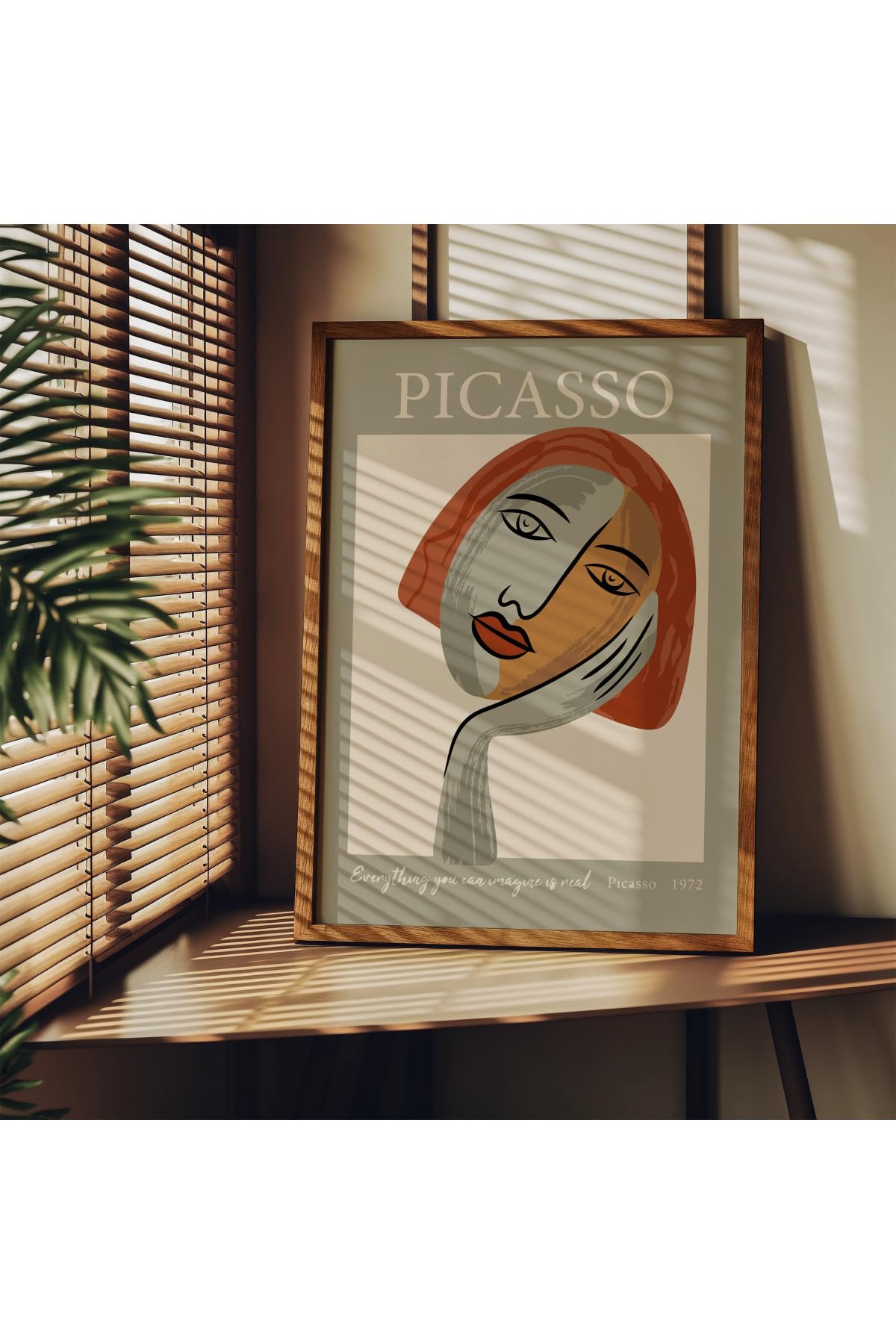 Fark Tanıtım Picasso Çerçevesiz Poster, Modern Dekoratif Çerçevesiz Poster, Tablo, Picasso, 21 x 30