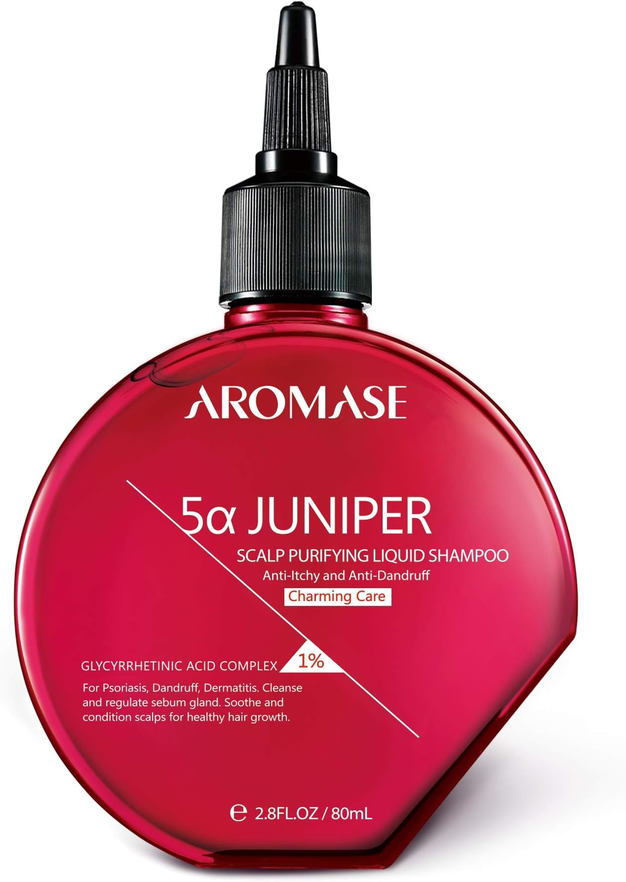 AROMASE 5α Juniper Scalp Purifying Liquid Shampoo-Charming Care, Floral Scent Scalp Deep Cleanser (2.8 Fl.Oz)