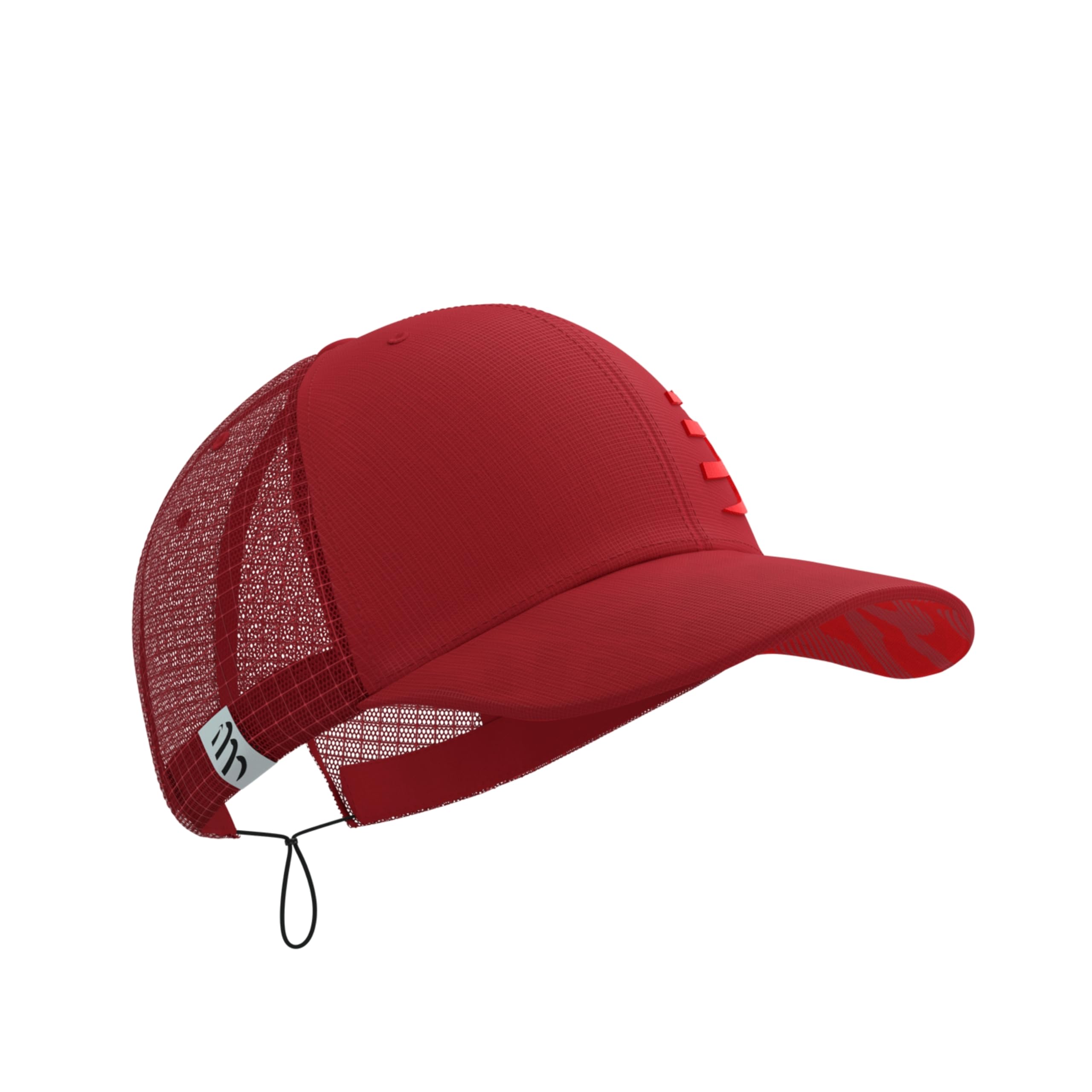 COMPRESSPORT Racing Trucker Cap | Ultra-Light Sports Cap | Breathable Mesh, UV Protection | Quick-Dry, Anti-Sweat Curved Visor | Adjustable Snapback | Ideal for Running, Trail, and Summer Sports