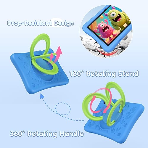 Miniatura 3 de SVITOO Tableta para Niños de 10 Pulgadas, Tabletas Android para Pequeñitos con Controles Parentales, Octa-Core 12GB RAM 128GB ROM Ampliable, Cámara