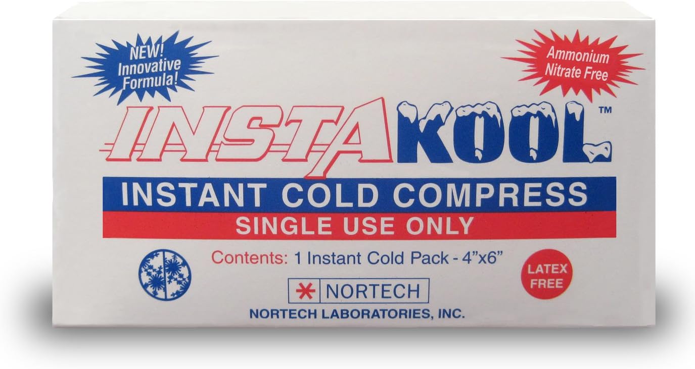 InstaKool Instant Cold Pack, 4" x 6" - 10/Case