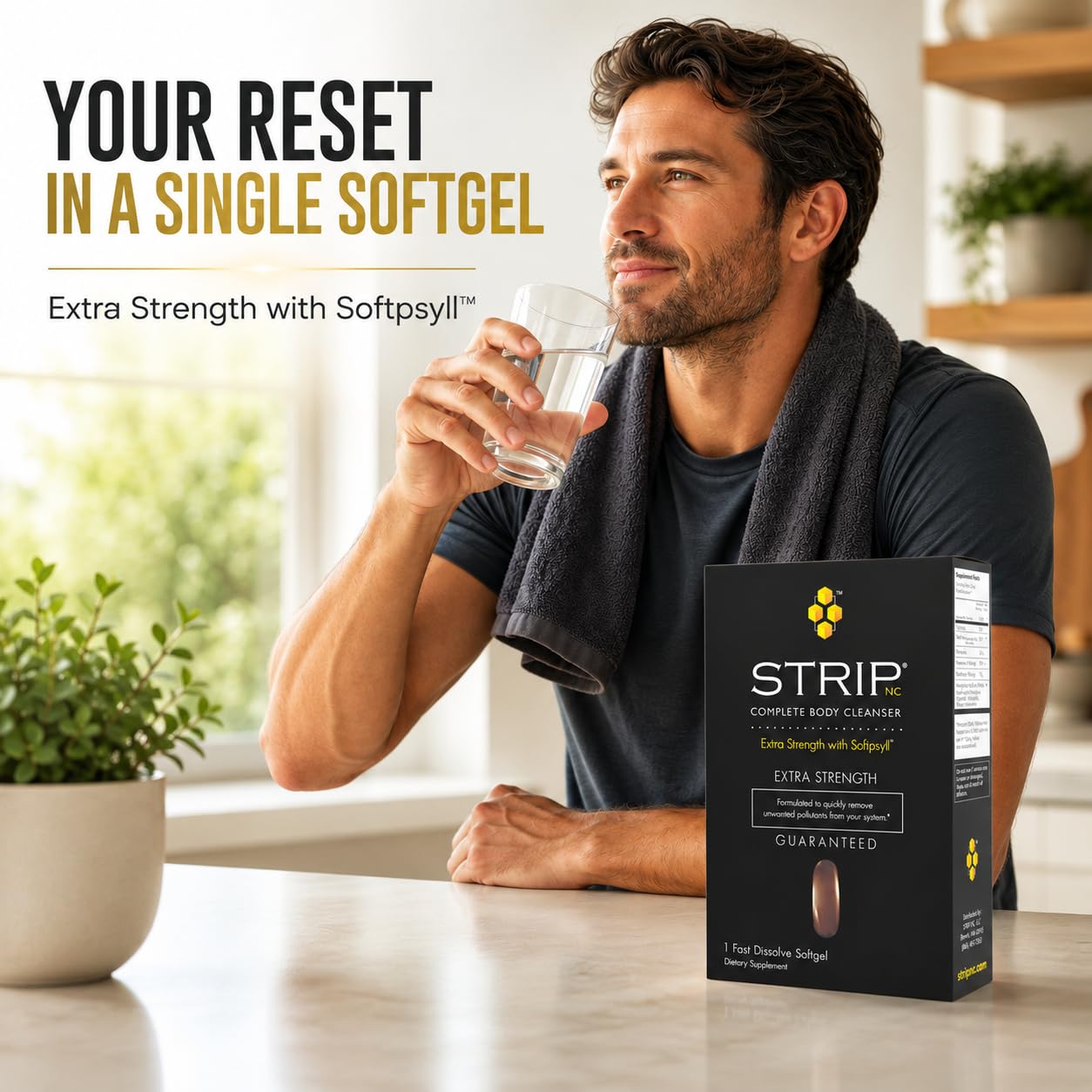 Strip NC Extra Strength Complete Body Cleanser - 1 Fast Dissolve Softgel — Amazon image 2