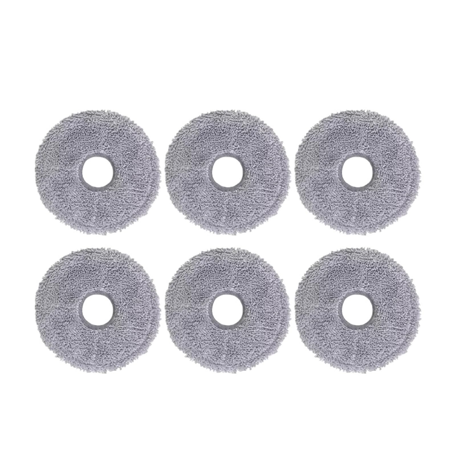 HIZON Robot Vacuum Cleaner Spare Parts Mop Cloth Pad，Compatible For Xiaomi，S20+ / S20 Plus / B108GL(Mop-6PCS)