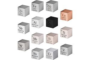 Luciteria Science 14 Pcs Pure Element Cubes!