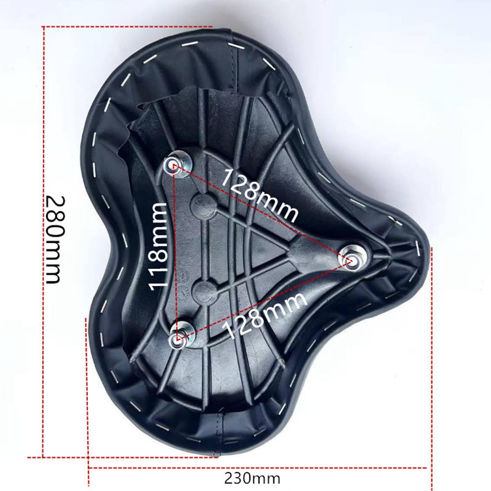 Sella Ergonomica Universale Sella Bici Larga Senza Naso - Comoda E Ammortizzata Per Uomo E Donna Bicicletta Comfort