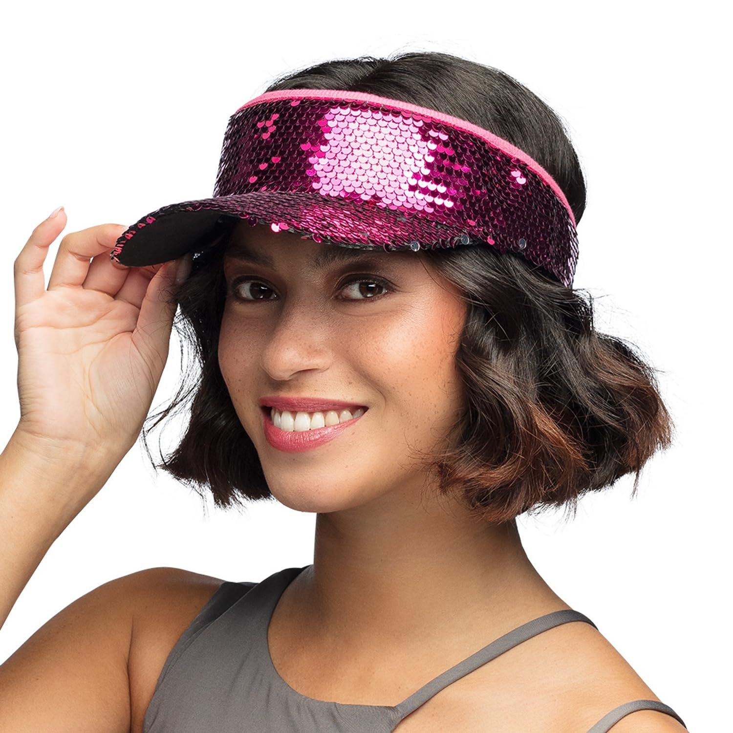 Boland pet neon - roze - volwassenen - 80/90s - uv blacklight Boland pet neon - roze - volwassenen - 80/90s - uv blacklight