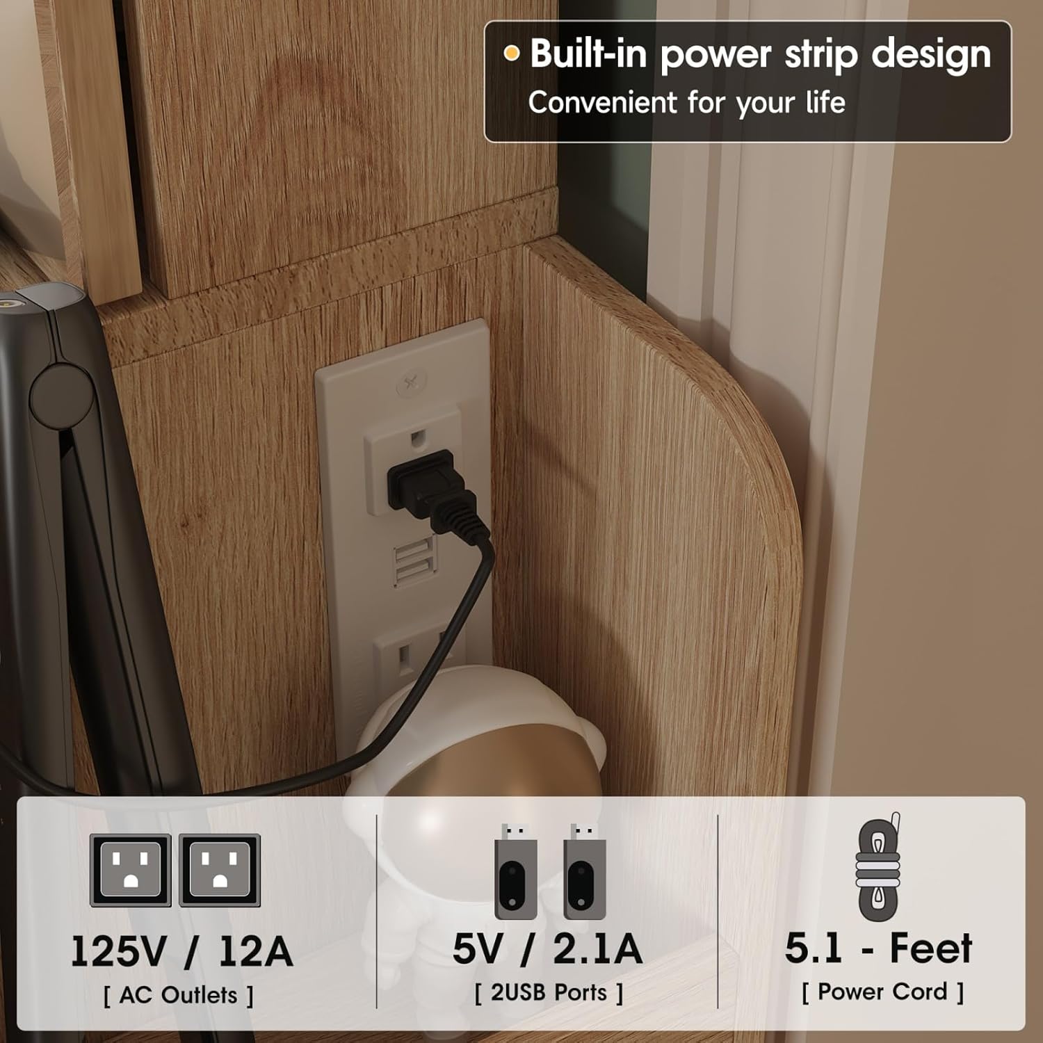 Details of the Built-in Charging Station