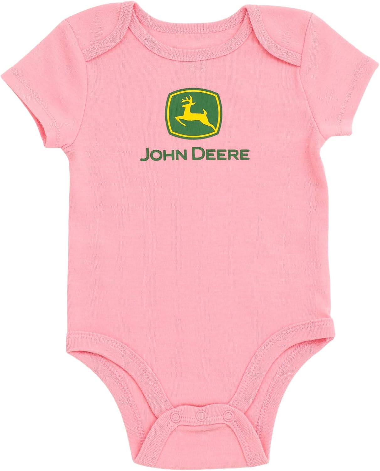 John Deere Farm Animals Tractor Truck Baby 5 Pack Short Sleeve Bodysuits Newborn to Infant Sizes (Newborn - 24 Months)