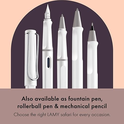 Vista 26 de Lamy Safari Ballpen Negro Brillante