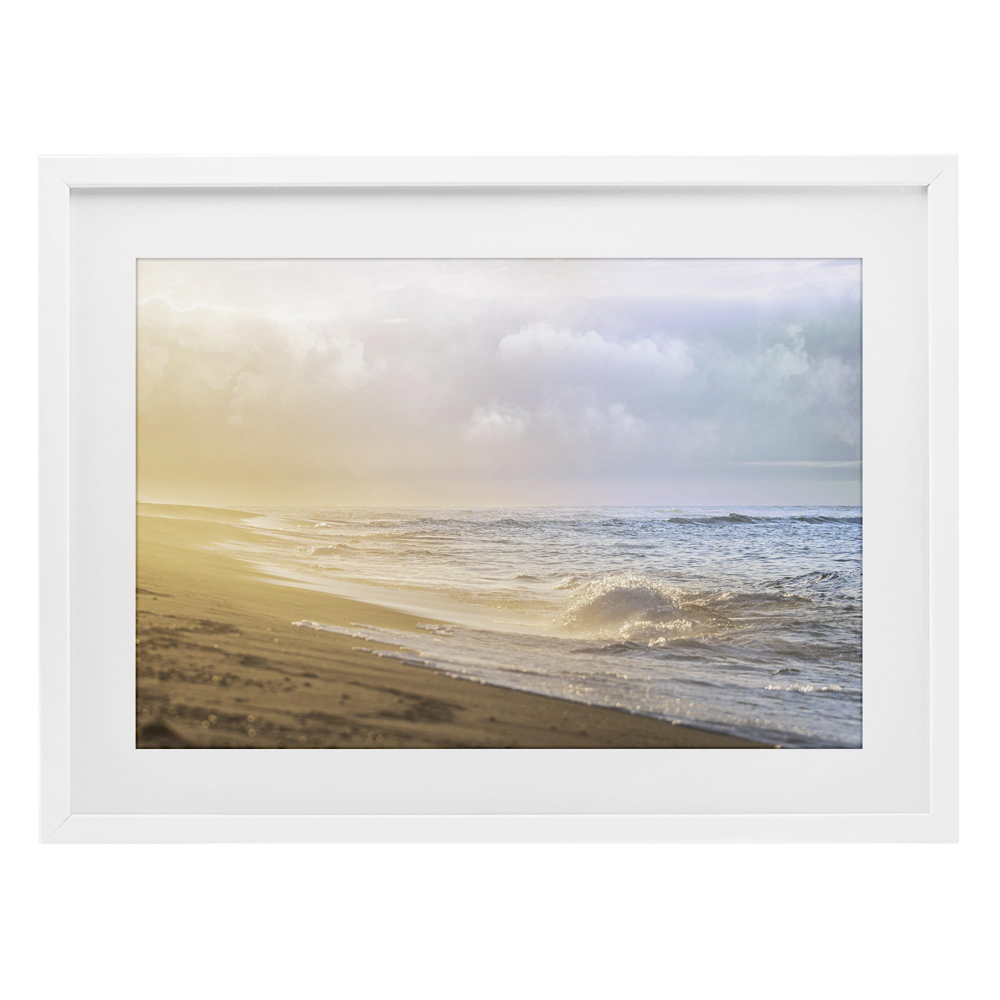 'Gentle Seaside Breeze'| Framed Print Under Glass