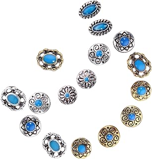 レトロターコイズクラックルネイルチャーム ネイルアート装飾 アクリル用ネイルオーナメント 多彩デザイン クリスマスや結婚式向