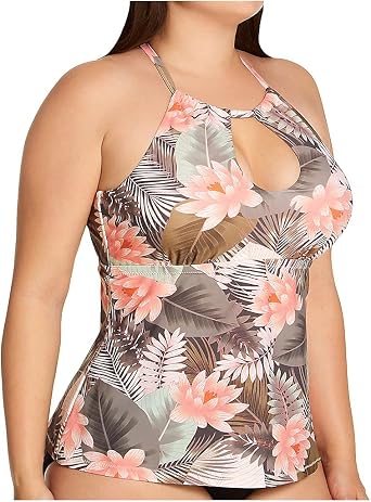 Amazon.com: Top Tankini con aros Laguna Rosalie de talla grande : Ropa,  Zapatos y Joyería