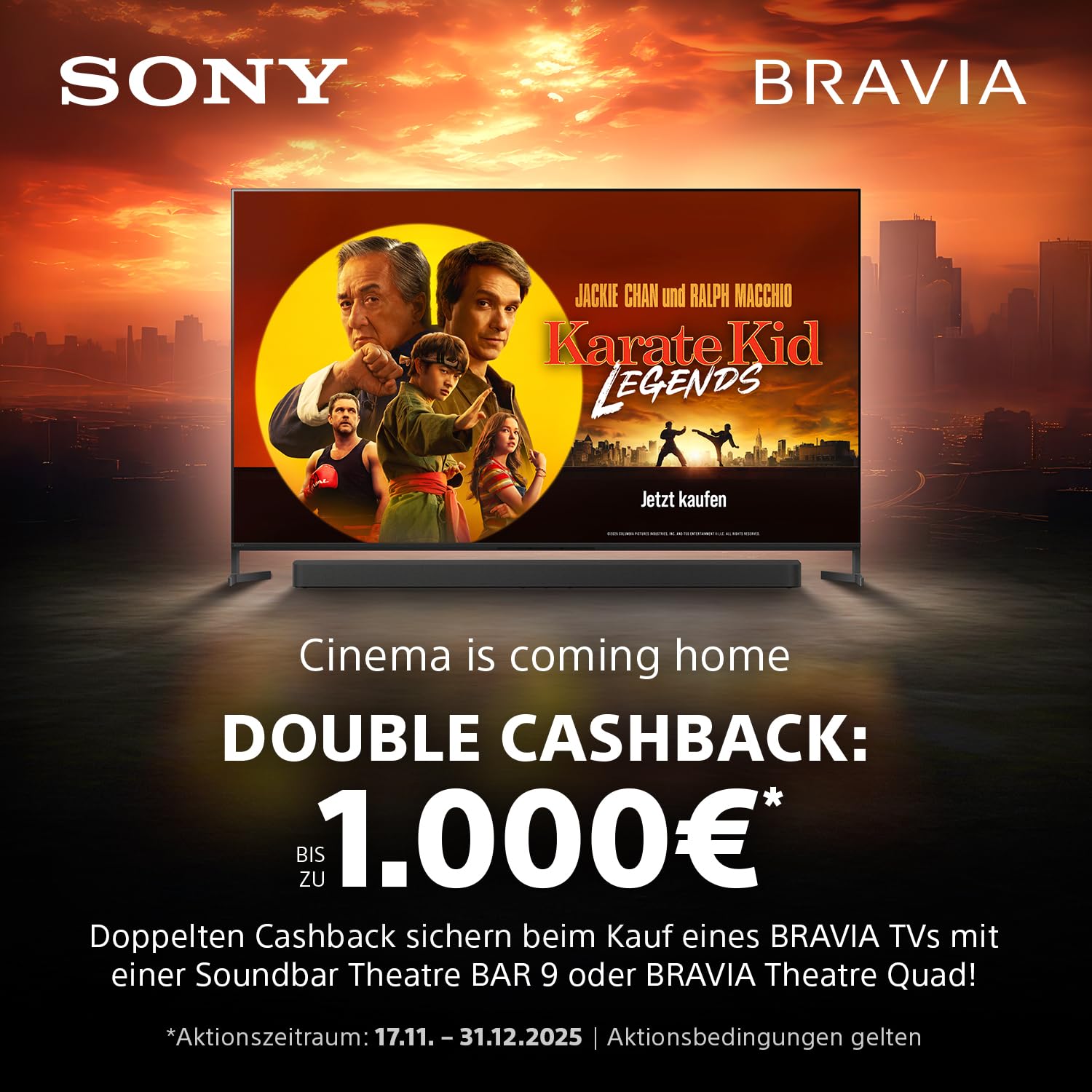 Sony BRAVIA Theatre Quad - Home Entertainment-System mit Vier kabellosen Lautsprechern, 360 Spatial Sound Mapping, Klangfeldoptimierung, 3-Wege-Lautsprecher, Dolby Atmos/DTS:X