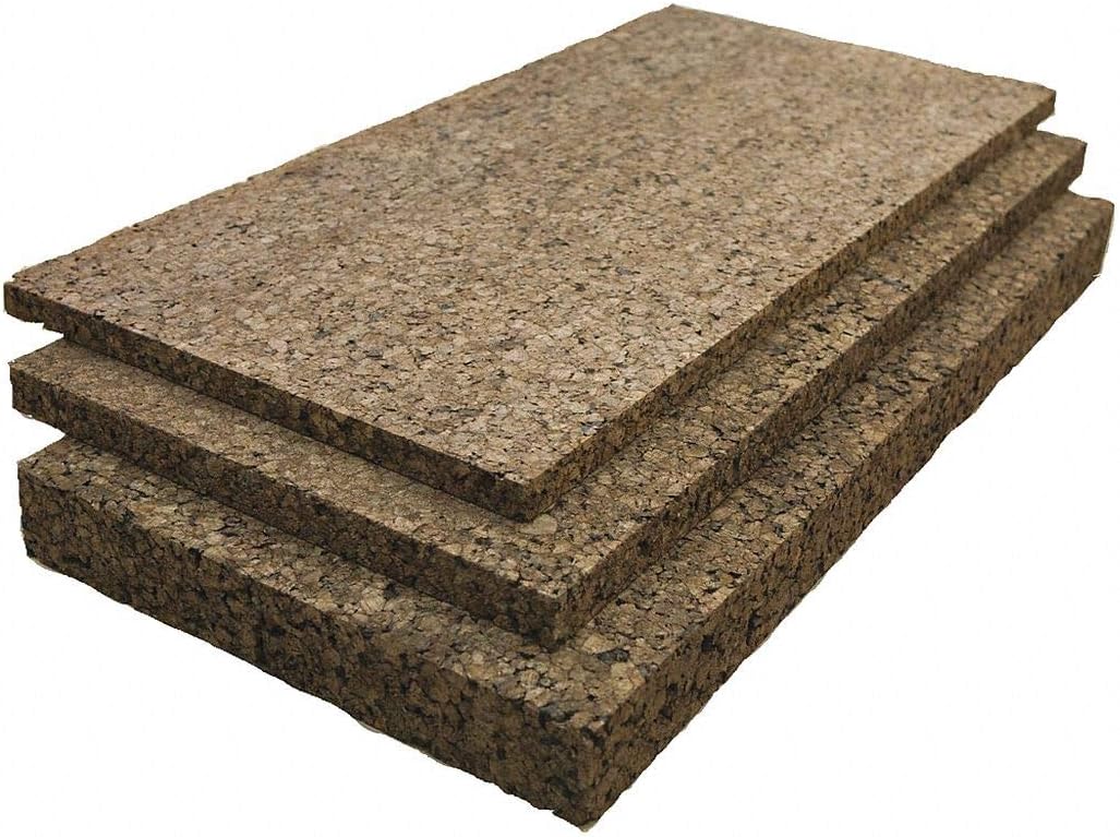 Insulation,Cork Sheet, 1 in Th 12 X 36 In-2040000605