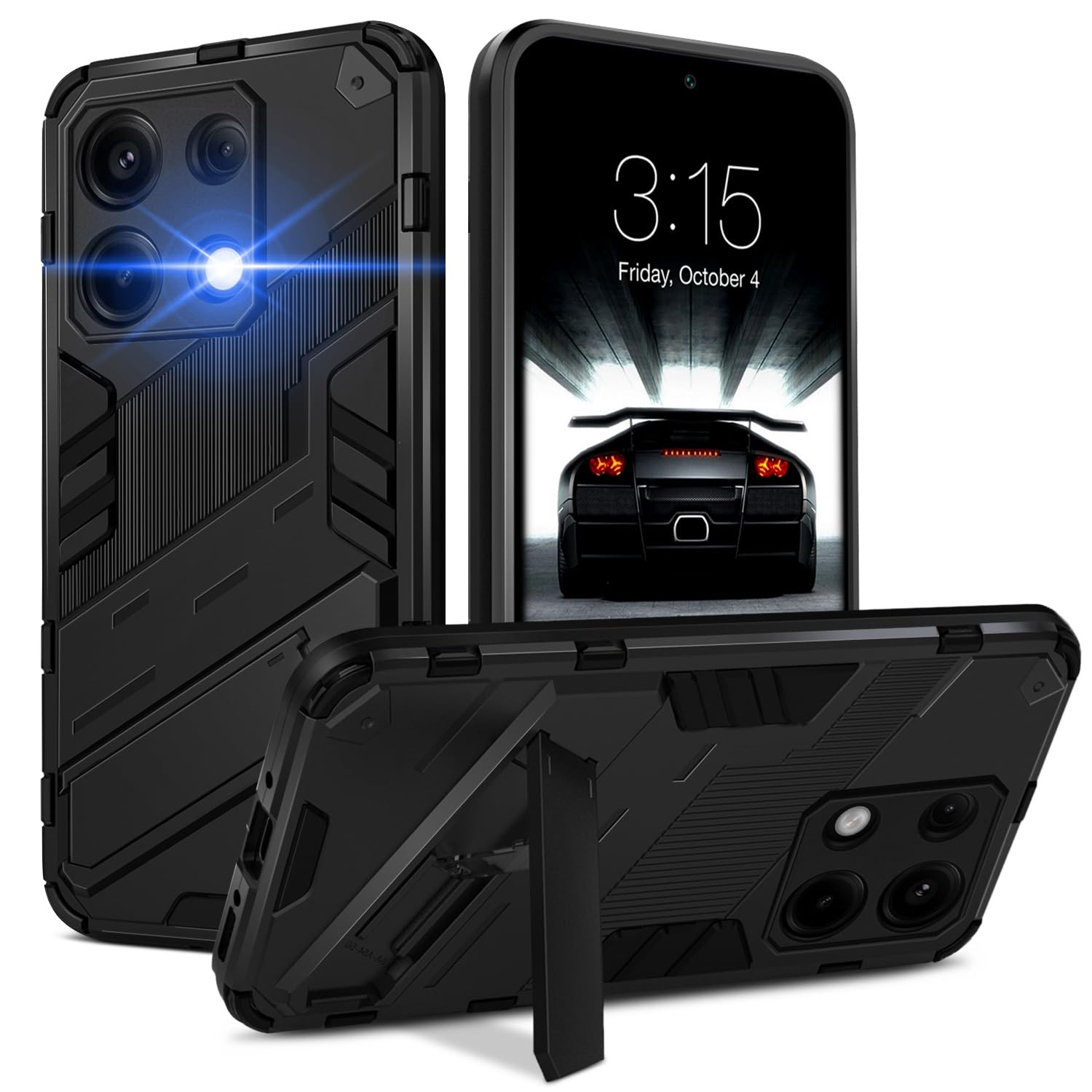 MAMA MOUTH Cover Xiaomi Redmi Note 13 Pro 5G,Custodia Pelle - Foto 5