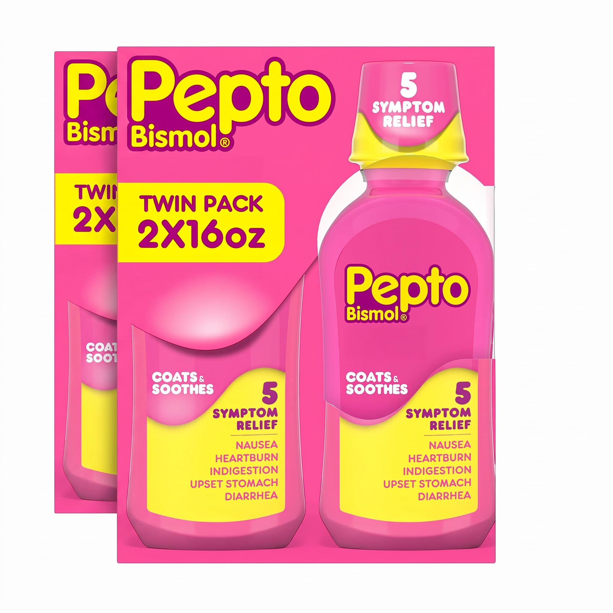 Pepto Bismol Regular Strength Liquid - (16 oz) (Pack of 4)