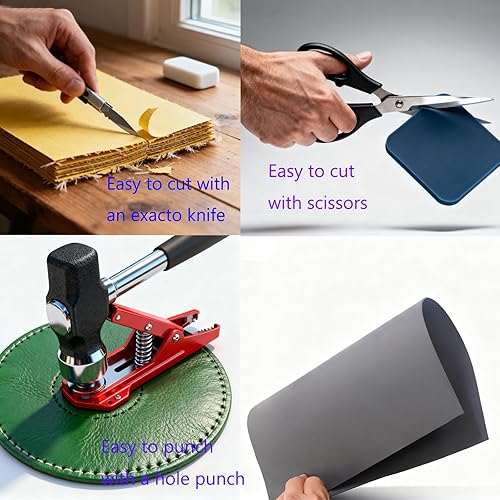 Miniatura 5 de TKCBCD Materiales de juntas sin amianto 3PS, material de junta de alta temperatura de 15 x 11.8, junta de múltiples espesores, hoja de material para