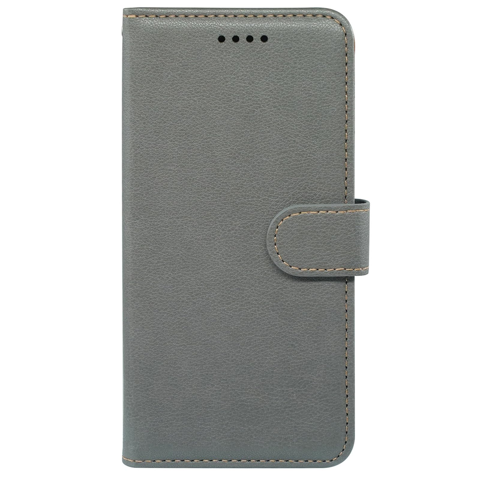 Etui z klapką do Samsung Galaxy S25 Ultra/S25 Plus/S25, skórzane etui portfelowe z uchwytem na karty, stojakiem, etui blokujące RFID, szare, S25 Ultra