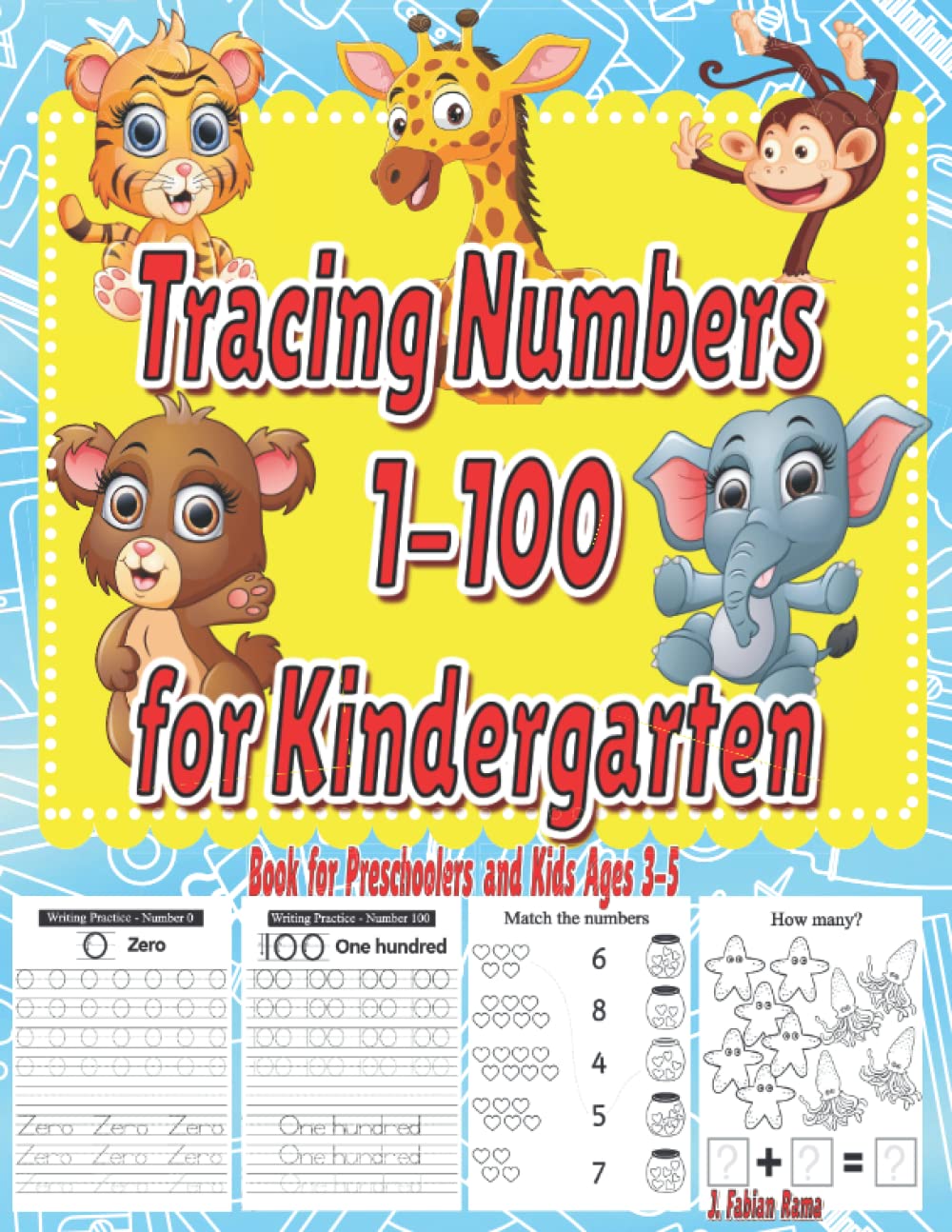 Number Tracing 1-100: Trace numbers 1-100 for kindergarten and Preschool. Number Practice Workbook To Learn The Numbers From 0 To 100 for kids ages ... | (Trace Numbers and Letters for Kids)