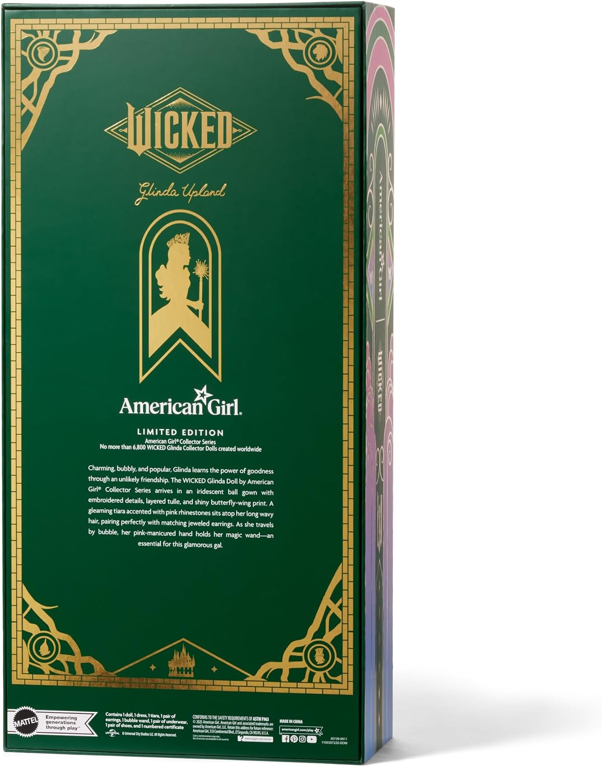 American Girl Wicked Glinda Doll by American Girl Collector Series, with Brown Eyes, Long Wavy Blonde Hair, for Ages 8+