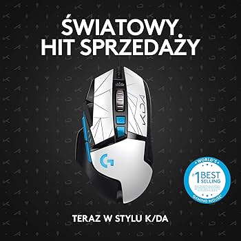 Logicool G502 K/DAエディション Logitech G502 Hero K/DA High Performance Gaming Mouse - Hero