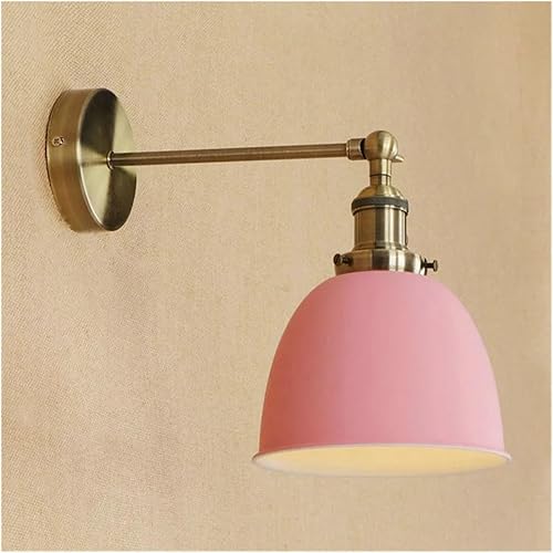 Brass Black Retro LED Wall Light Fixtures Loft Industrial Vintage Arm Lamp Lamparas,Contemporary(Pink,Cool Light) disponible en Yaxa Guatemala