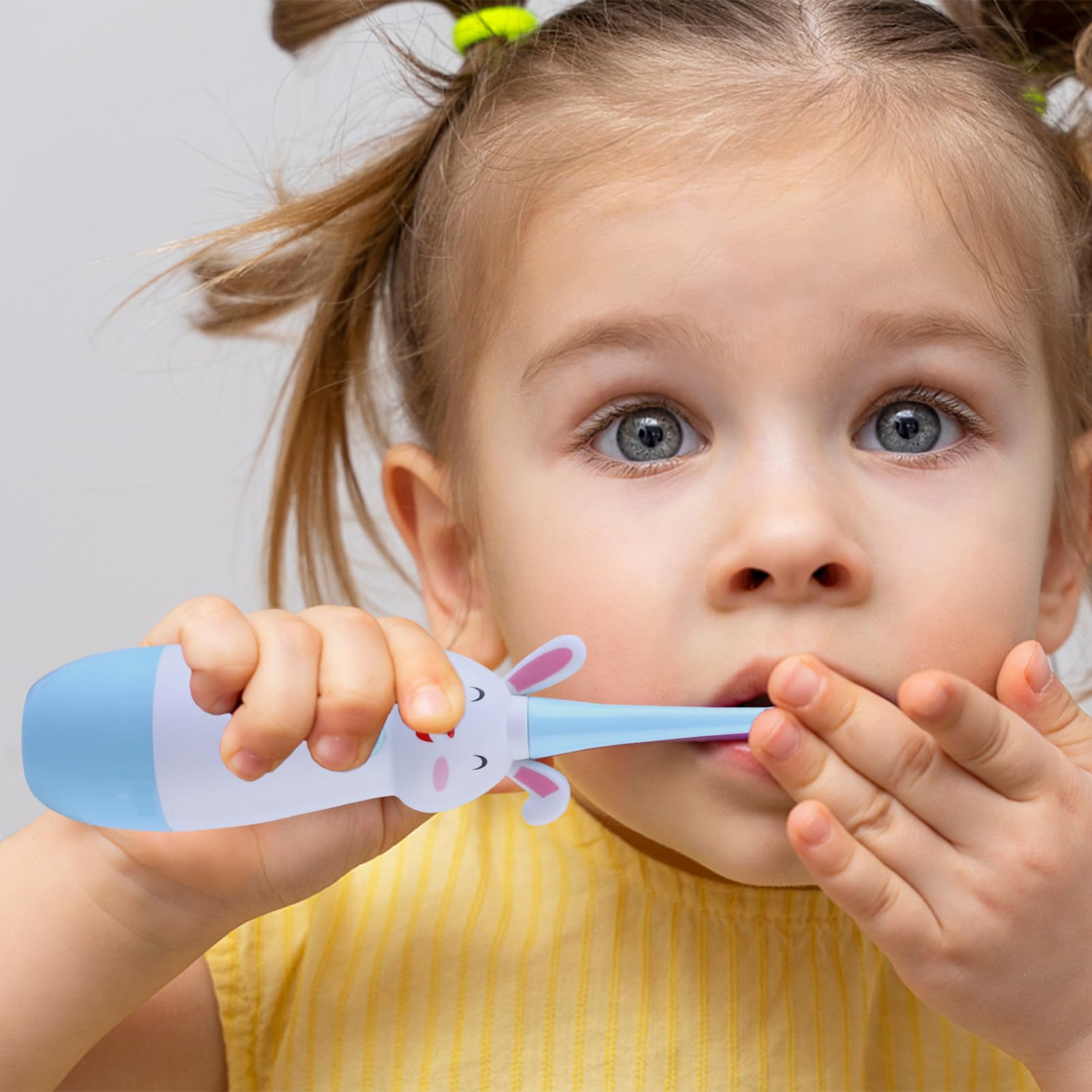 FRCOLOR 2 Set Di Spazzolini Da Denti Per Bambini Spazzolino Elettrico A Batteria Vibrazione Spazzolino Per Bambini Pulitore Elettronico Per Denti