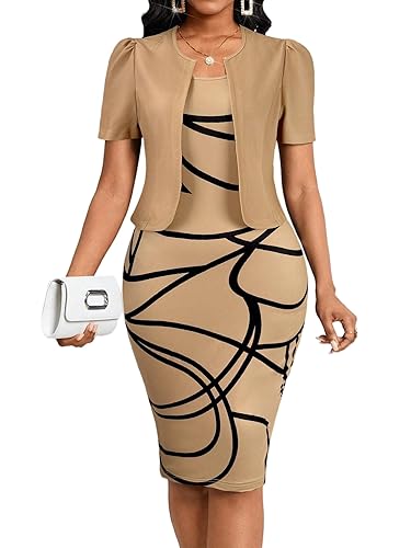 Womens Summer Sexy Two Piece Suit Set Dress Crew Neck