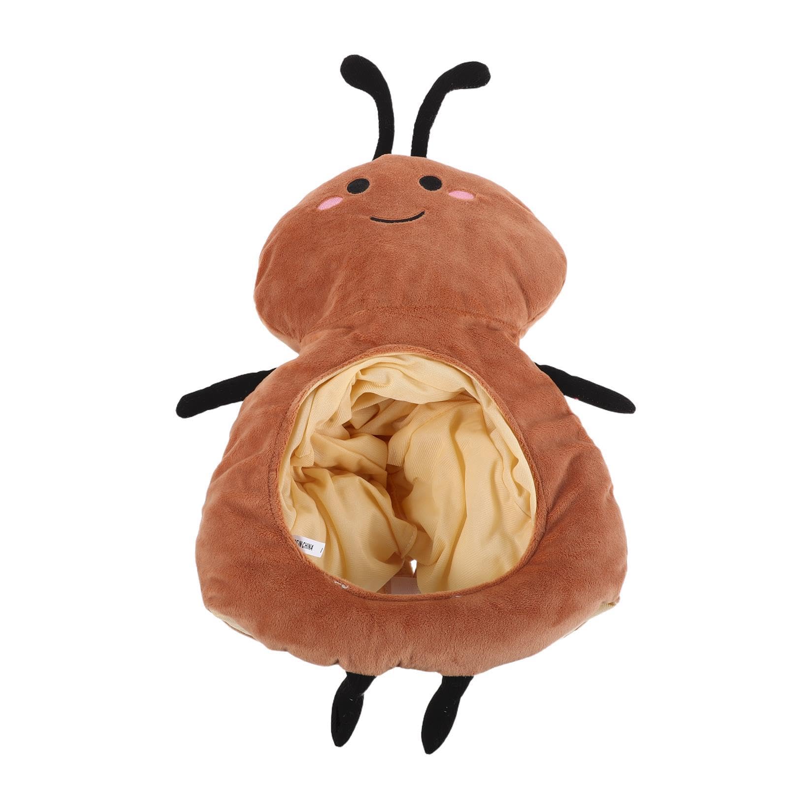 Gatuida Copricapo a forma di scarafaggio - Copricapo da cosplay di animali con imbottitura in cotone - Cappello a forma di scarafaggio per foto di compleanno, feste di Natale, Capodanno e riunioni di