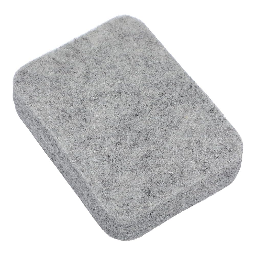 Eighosee Grey Sponge Felting Pad, Thick And Firm Wool Mat 4.65X3.35 Inch For Needle Felting