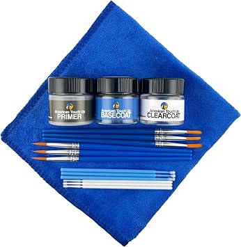 American Touch Up Paint Compatible with Toyota | 8V5 Shoreline Blue Pearl | Paint Primer/Basecoat/Clearcoat