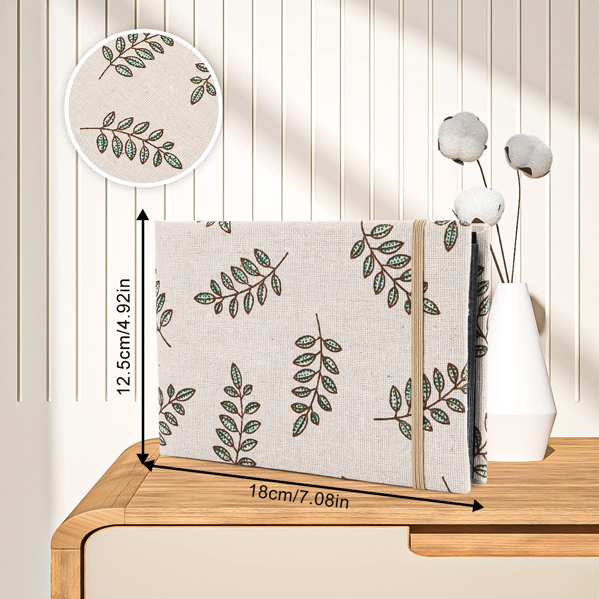 2 Album Fotografici Tascabili 10x15 Cm - Copertina In Lino, Per 200 Foto - Ideale Per Viaggi E Regali - Foto 3