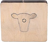 Vista 8 de 1 troquel de corte de cuchillo de corte con forma de cabeza de toro, corte de punzón de metal de cuero