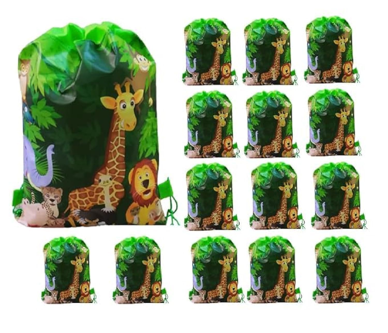Birthday Popper Jungle Animal Theme Goody Bags - Pack of 24 for Kids Birthday Return Gifts for All Age Group