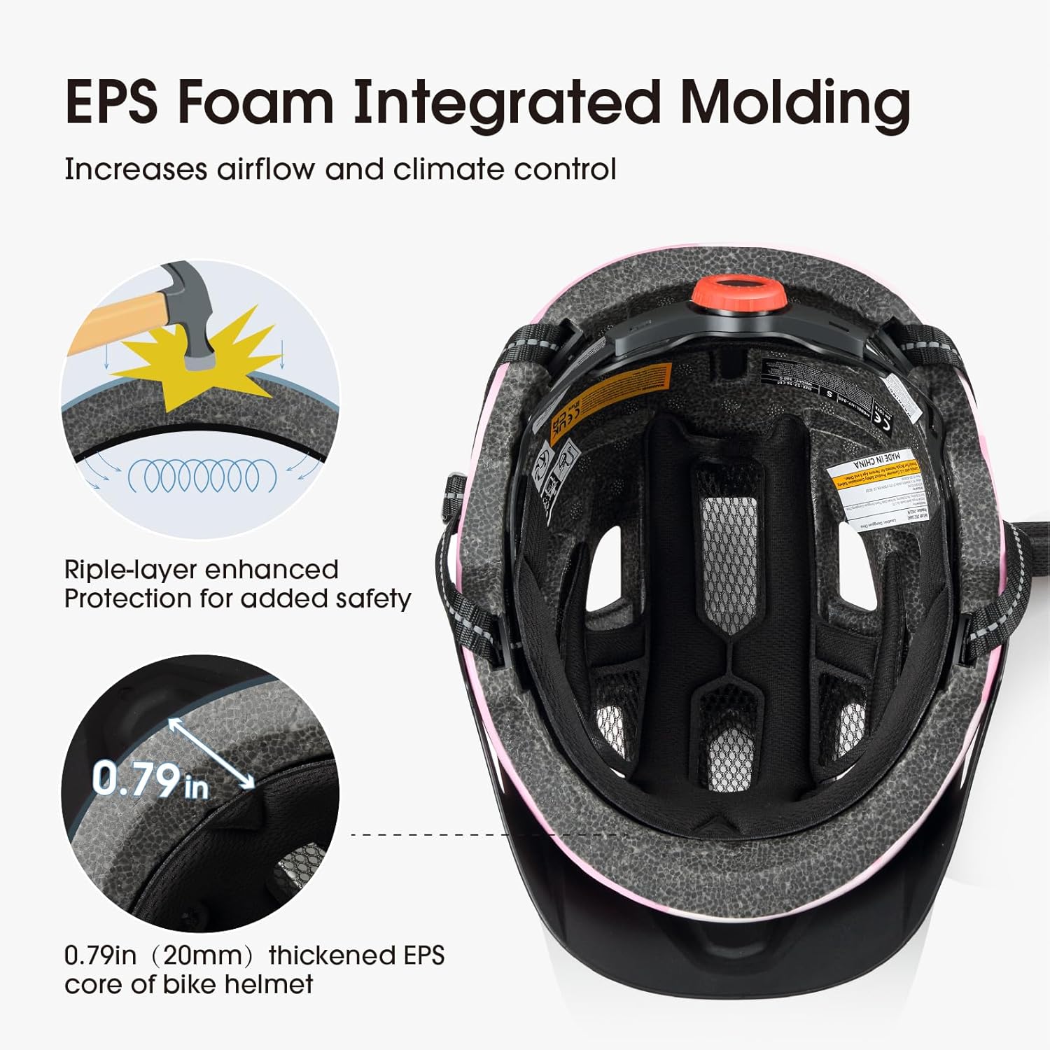 newyoo Toddler Tricycle with Helmet, Toddler Bike, Tricycles for 1-3 Year Olds, Kids Bike Helmet for 3-8 Year Olds, Blue