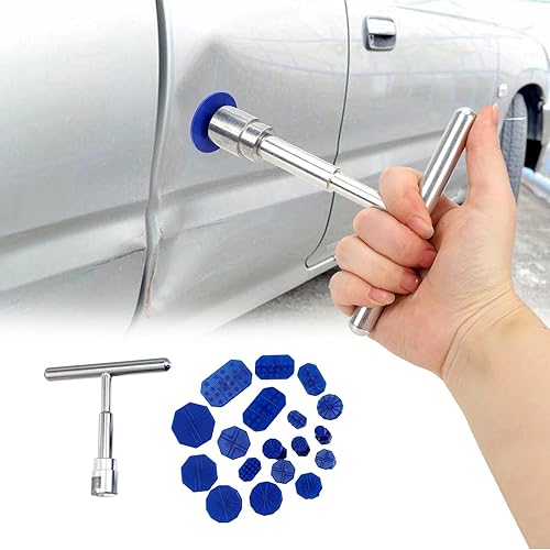 Miniatura 7 de gunhunt Extractor de reparación de abolladuras de automóvil, kit de reparación de extractor de ventosa de hoja de desprendimiento de abolladuras,