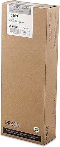 Miniatura 7 de Epson UltraChrome HDR Cartucho de tinta - 23.7 fl oz cian (T636200)