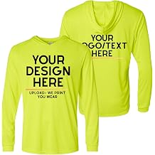 Custom Unisex Performance T-Shirt, Add Your Own Design Text Logo Front &amp; Back Print Sport Long &amp; Short Sleeve Outfits