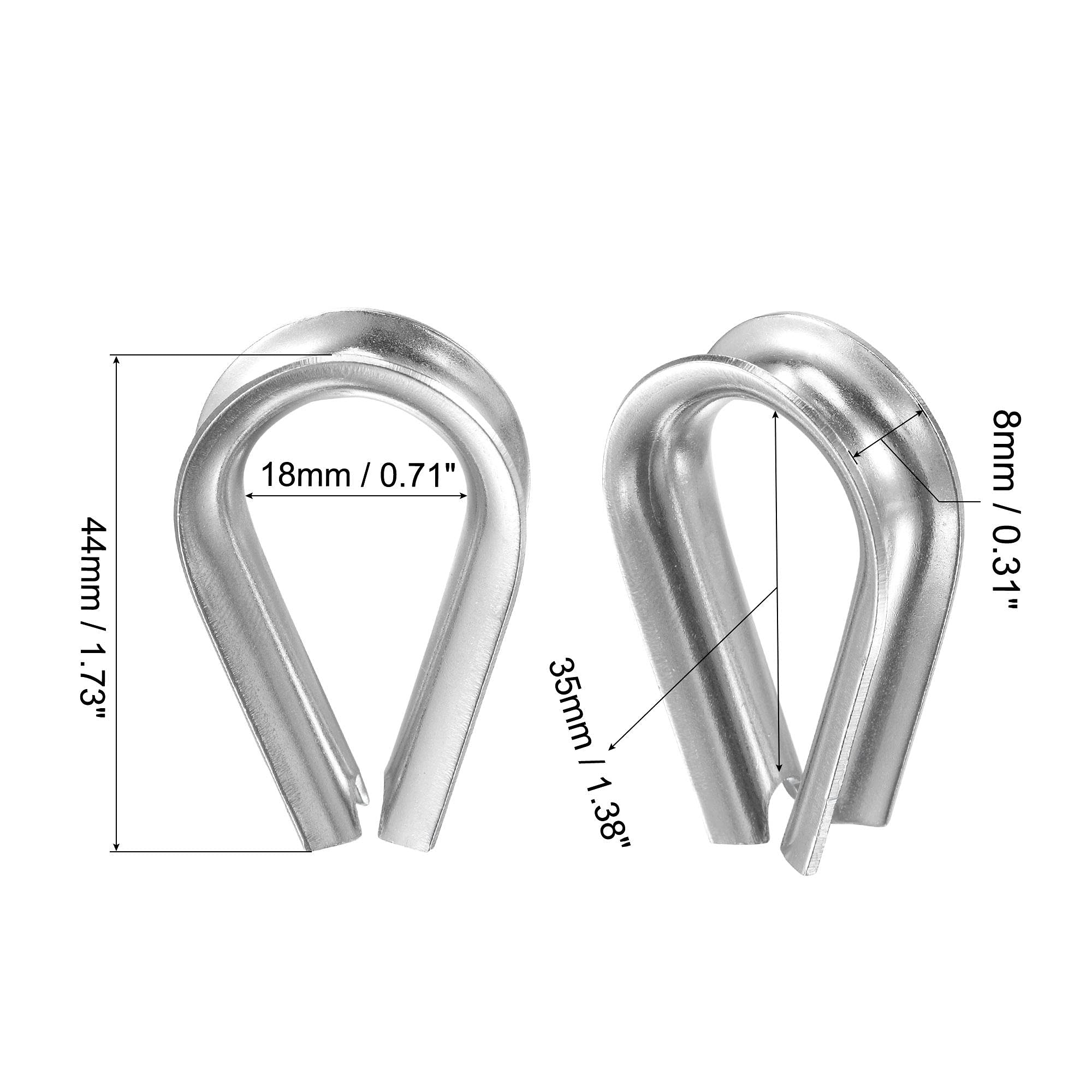 U Bolt Small Sewing Clips Uxcell 20-Pack Stainless Steel U Clips ...