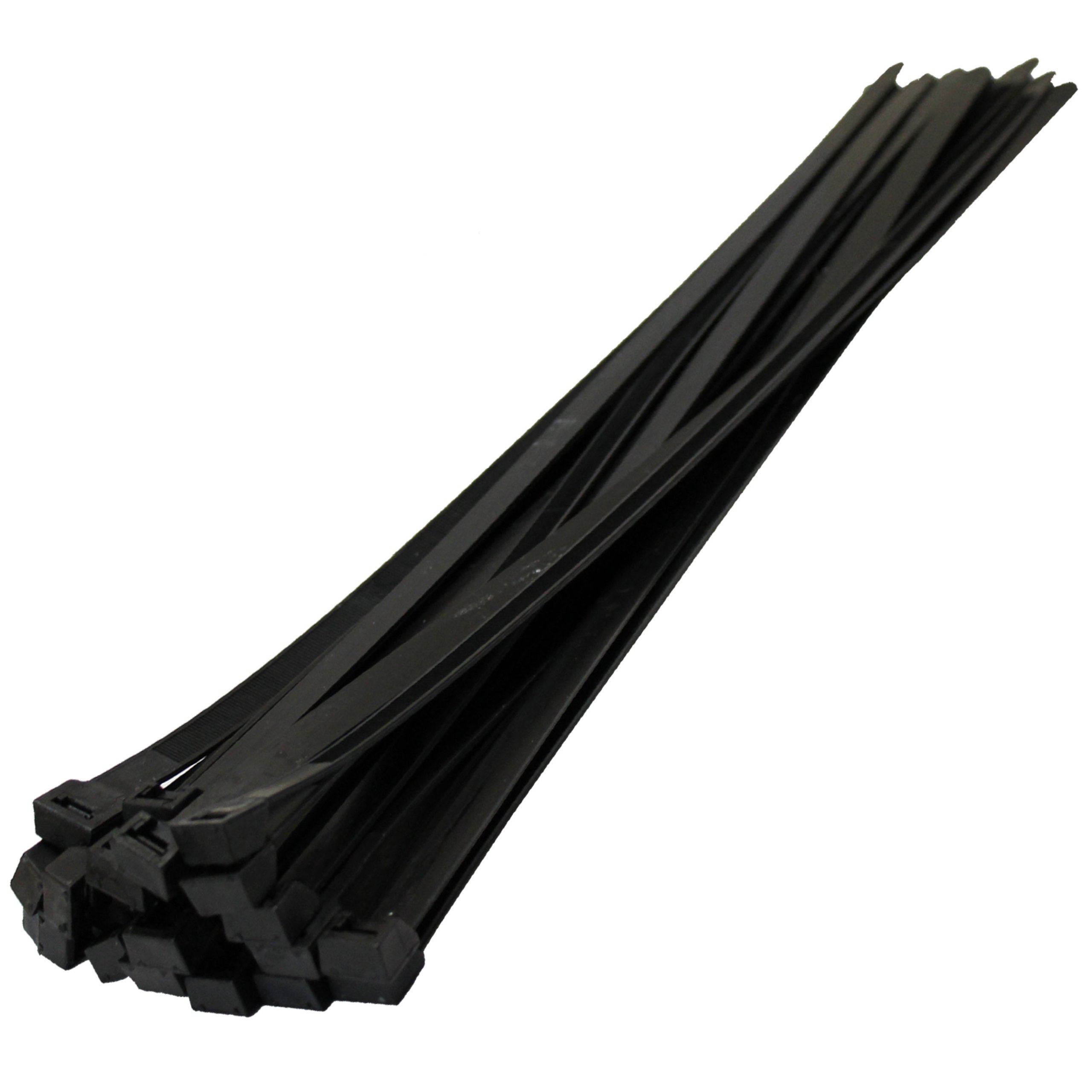 All Trade Direct Black 10 X Cable Ties 530Mm X 9Mm Long & Wide Zip Tie Bases