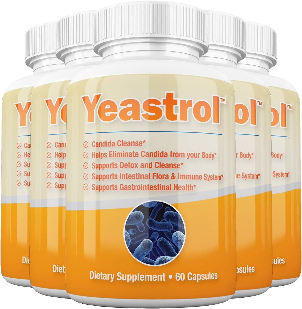 All Natural Supplement to Help Easing Yeast Infection - 5 Pack